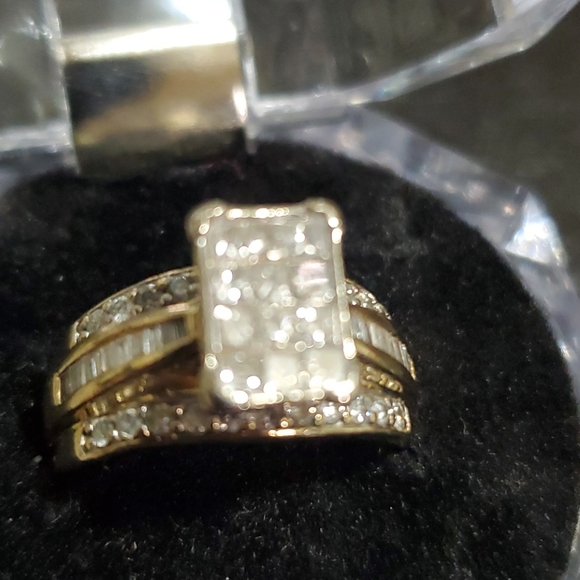1carat diamond ring 14k, 7.2g - Picture 7 of 17
